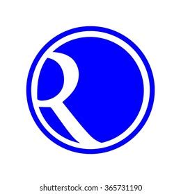 R Circle Logo Stock Vector (Royalty Free) 365731190 | Shutterstock