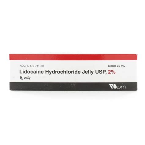 Lidocaine, 2%, 20mg, Jelly, 30mL Tube | McGuff