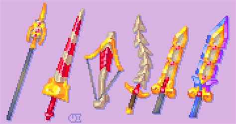 Drawing Terraria Weapons #4 Hallow Weapons : r/Terraria