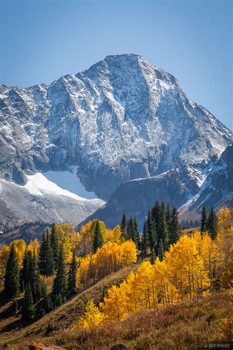 Capitol Peak Autumn Vertical | Elk Mountains, Colorado | Mountain ...