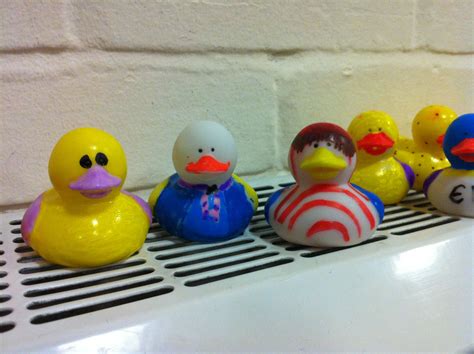 DIY Rubber Ducks from Baker Ross and decorated with deco pens. Simple ...