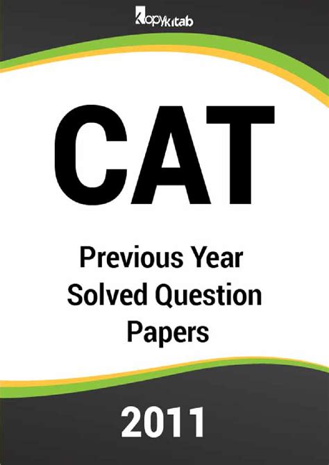 Download CAT Previous Year Solved Question Papers 2011 PDF Online 2020