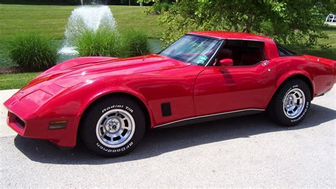 Red 1980 Chevrolet Corvette