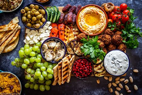 How To Make a Vegetarian Mezze Board | Food Platter for Entertaining