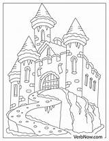 Free CASTLE Coloring Pages & Book For Download Printable PDF  VerbNow sketch template