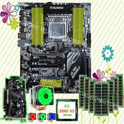 Hot gaming PC motherboard bundle X79 motherboard CPU Xeon 2660 V2 2 ...