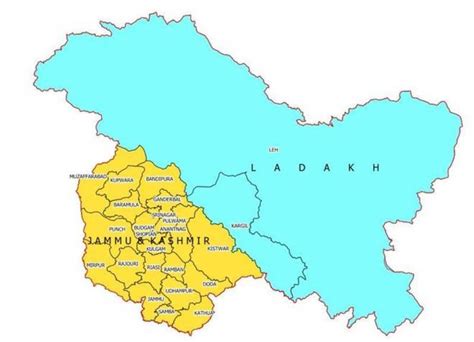 PoK areas feature in New Maps released by Centre