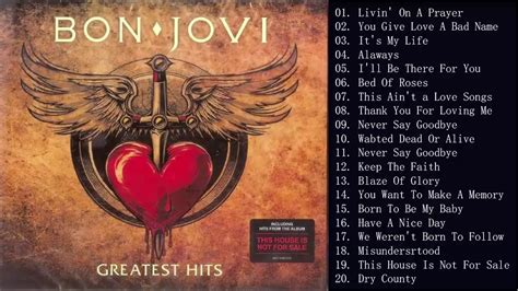 BON JOVI GREATEST HITS FULL ALBUM - YouTube