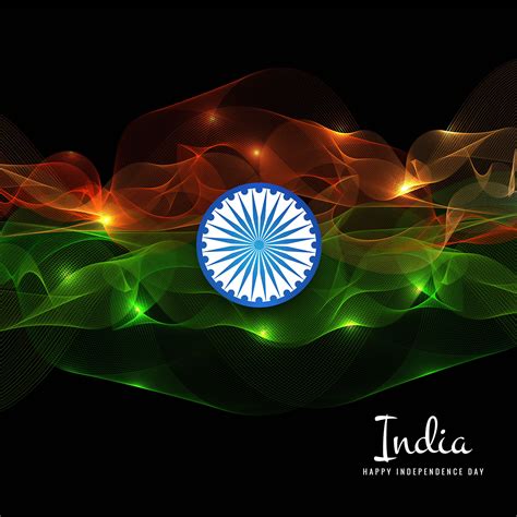 indian flag concept background wave for independence day 679855 Vector Art at Vecteezy