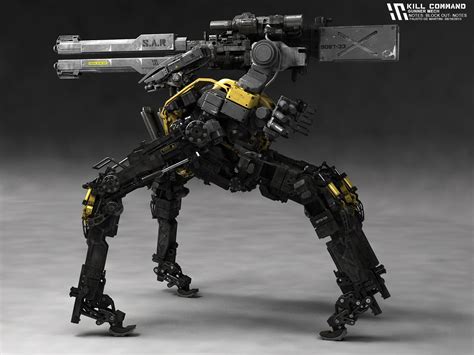 KILLCOMMAND_Gunner_081613_BlockoutNotesC_FDM.jpg | Military robot ...