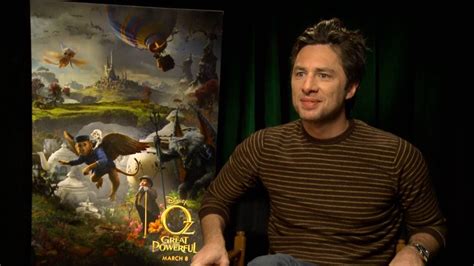 Zach Braff - Oz The Great and Powerful Interview HD - YouTube