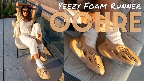 YEEZY FOAM RUNNER OCHRE ON FOOT Review and HOW TO STYLE: JUST IN TIME ...