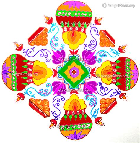 Pongal kolam designs gallery