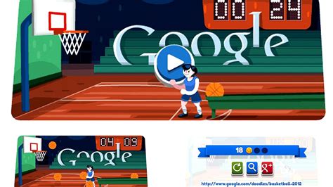 Google Games Doodle Basketball - Basketball Choices