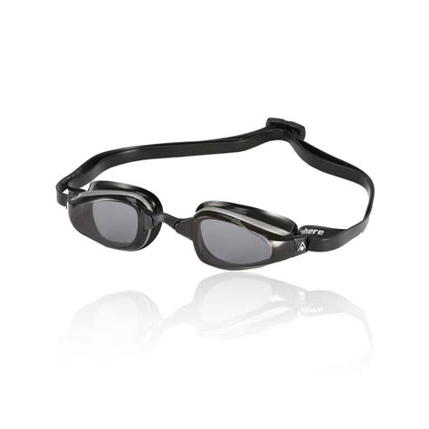 Michael Phelps K180 Swimming Goggles Silver Black Smoked Lens