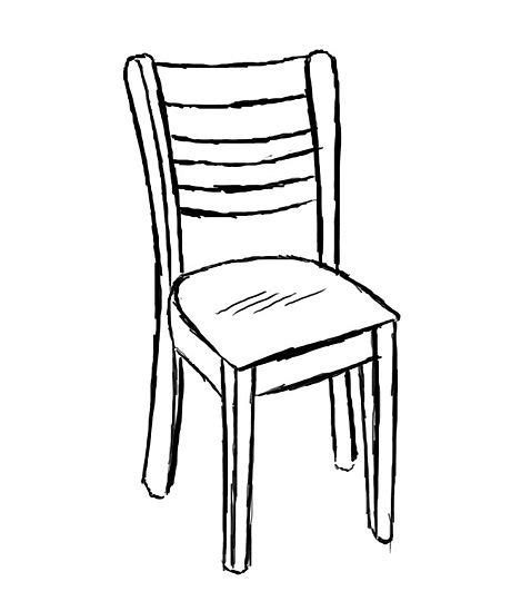 Outline Drawings On Chair - ClipArt Best