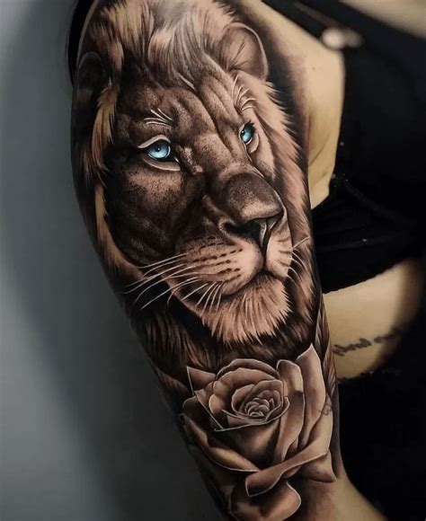 Lion Sleeve, Lion Tattoo Sleeves, Best Sleeve Tattoos, Sleeve Tattoos For Women, Tattoo Sleeve ...