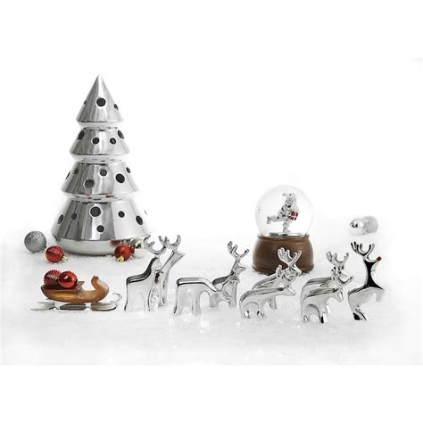 Nambe Dasher Reindeer Figurine Set - 7" x 1" x 10" - Bed Bath & Beyond - 38192239