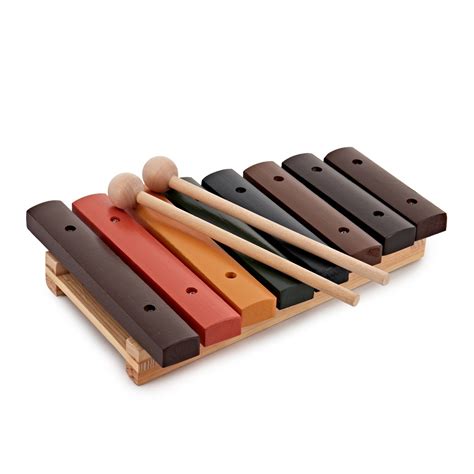 8 Key Colourful Xylophone, with Mallets by Gear4music at Gear4music