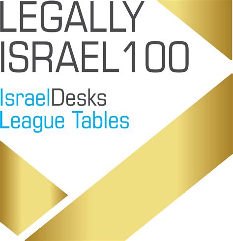 Legally Israel 100 - IsraelDesks 2024 League Tables Published - NISHLIS Legal Marketing