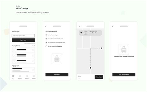 UX Case Study | Luggage Tracking App :: Behance