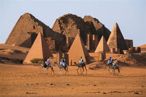 Meroe Pyramids In Sudan Stock Photo - Download Image Now - iStock