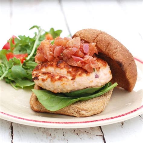 Grilled Fresh Salmon Burgers - Jessica Levinson, MS, RDN, CDN