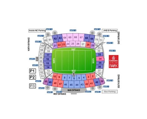 Ellis Park Stadium Floor Plan | Viewfloor.co