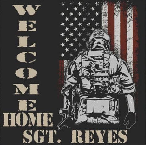 Welcome Home Military Yard sign - Trump 2024