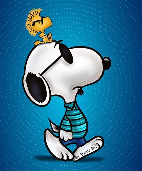 Snoopy and Woodstock / Al Varela Art