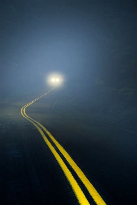 The Foggy Road by Derek Kind - source Artistic Photography, Night ...