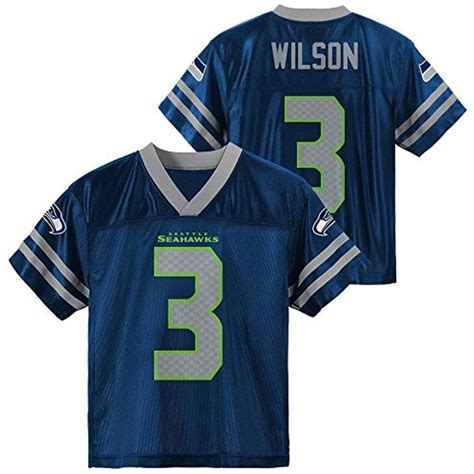 Russell Wilson Seattle Seahawks Navy Blue Home Player Jersey Youth ...