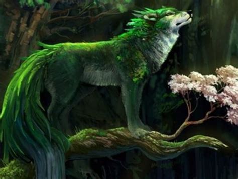 Take A Look At These Spectacular Elemental Wolves | Mythical creatures ...