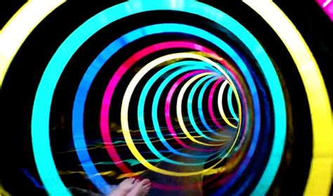 This wild water slide tunnel's lights will remind you of that freaky ...