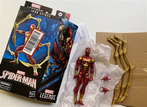 REVIEW: Marvel Legends Iron Spider Spider-Man 6" Figure Hasbro 2022 ...