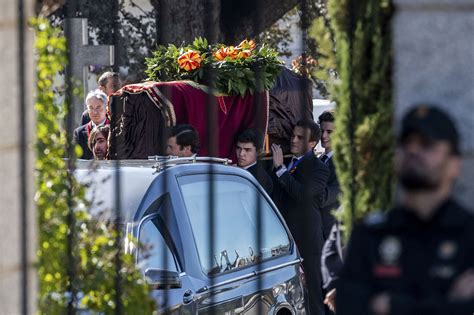 Francisco Franco’s remains exhumed in Spain for reburial in family crypt