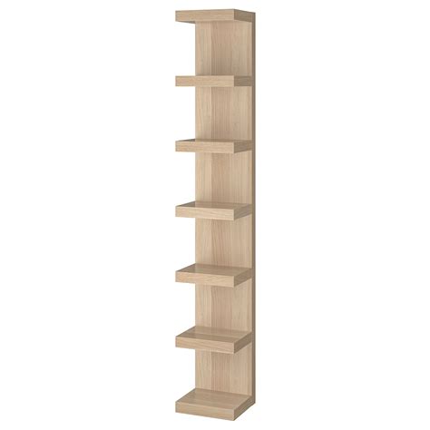 LACK wall shelf unit, white stained oak effect, 30x190 cm - IKEA