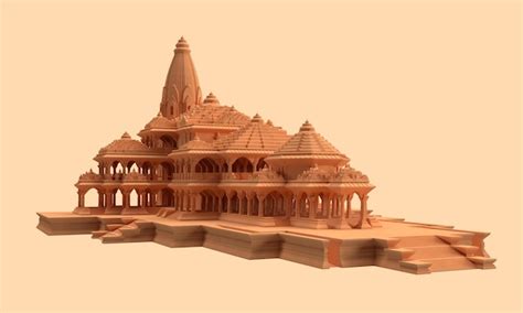 Premium PSD | Ayodhya ram mandir