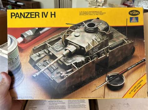 1/35 TESTORS / Italeri German WWII Tank Panzer IV Ausf H Side Armor # 774 "1983" $20.76 - PicClick