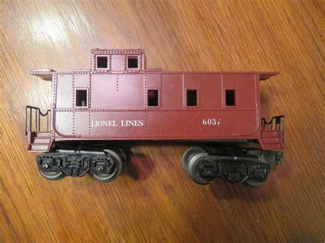 Vintage 1950's Lionel Lines Train Cars Tank Caboose 6037 #Lionel | Brinquedos de madeira, Brinquedos