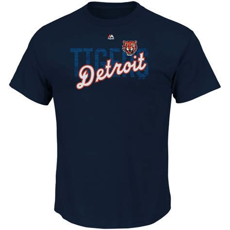 Men's Detroit Tigers Majestic Navy Cooperstown Last Rally T-Shirt