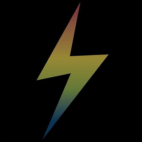 "Rainbow Lightning Bolt" Poster by Stickerfy1 | Redbubble