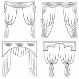 Curtain Coloring Pages sketch template