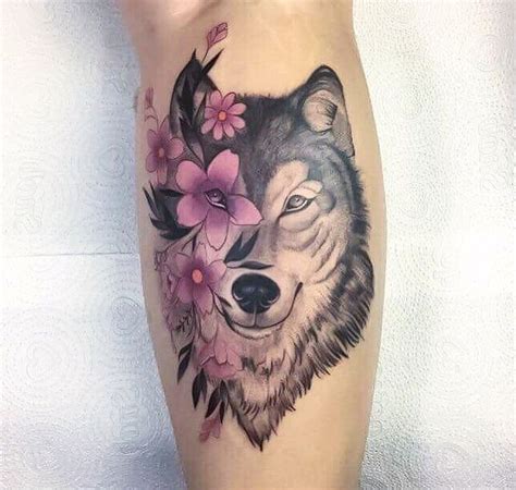 Girl Wolf Tattoos