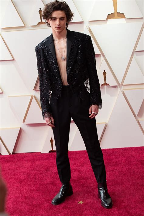 Timothée Chalamet in Louis Vuitton at 2022 Oscars: Details, Photos