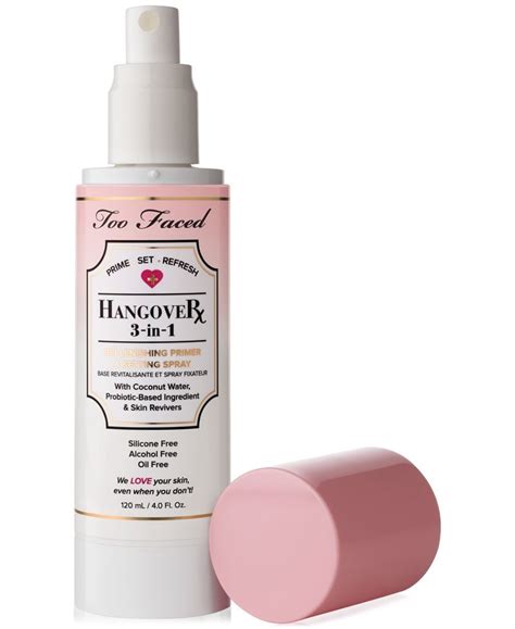 Too Faced Hangover 3-In-1 Replenishing Primer & Setting Spray & Reviews ...