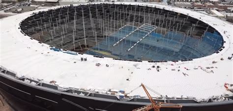 Roof installation update at Allegiant Stadium | Stadia Magazine