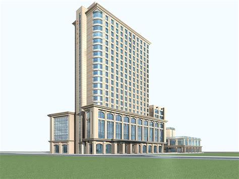 Hotel Building 3D model | CGTrader