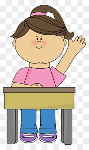 Boy At School Desk Clipart - Boy In Class Clipart - Free Transparent ...