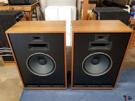 Klipsch CORNWALL III Walnut Speakers Excellent Condition Consecutive Serial Numbers Photo ...